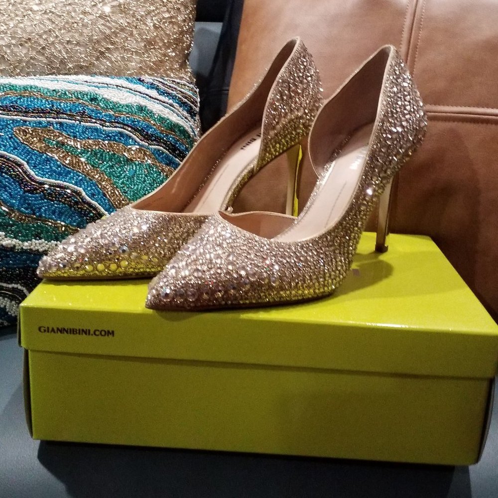 Gianni Bani Mairahw Sparkle Heels